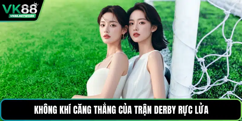 Không khí căng thẳng của trận derby rực lửa
