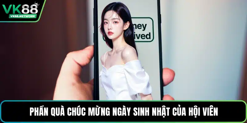 Phần quà chúc mừng ngày sinh nhật của hội viên