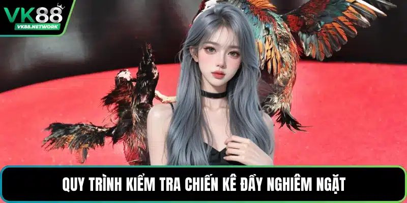 Quy trình kiểm tra chiến kê đầy nghiêm ngặt